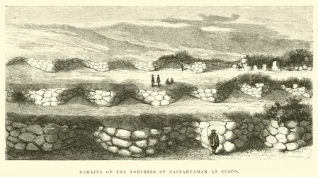 Vestiges de la forteresse de Sacsahuaman à Cuzco